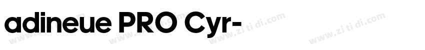 adineue PRO Cyr字体转换 adineue PRO Cyr字体转换